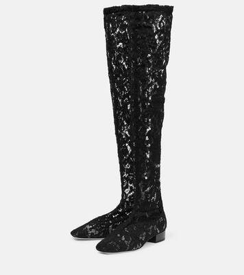 Botas mosqueteras con encaje | Valentino Garavani