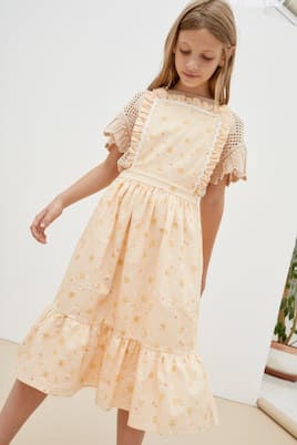 Kleid aus Leinen und Baumwolle | The New Society