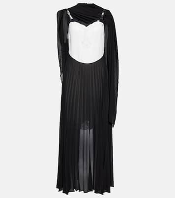 Abito midi Mrs Robinson con mantella | Christopher Kane