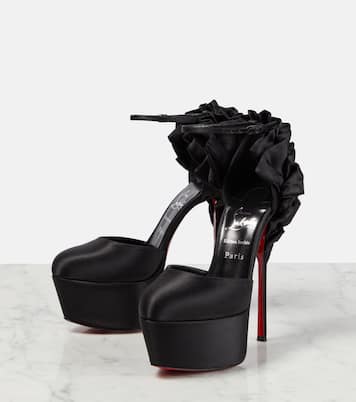 Pumps Maria Frou Alta in raso con plateau | Christian Louboutin