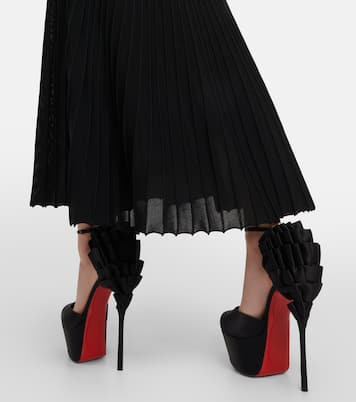 Pumps Maria Frou Alta in raso con plateau | Christian Louboutin