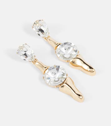 Pendientes largos con cristales | Area