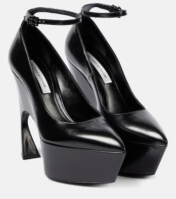 Leather platform pumps | Victoria Beckham