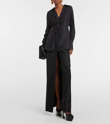 Leather platform pumps | Victoria Beckham