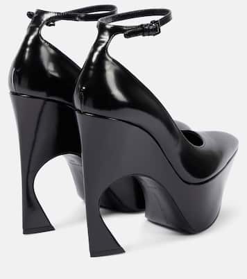 Leather platform pumps | Victoria Beckham