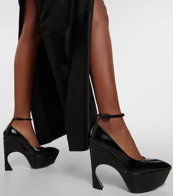 Leather platform pumps | Victoria Beckham