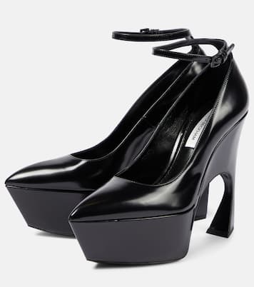 Leather platform pumps | Victoria Beckham