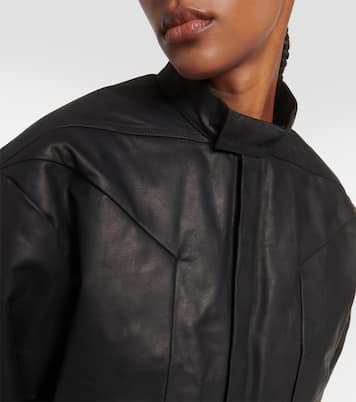 Chaqueta de piel cropped | Rick Owens