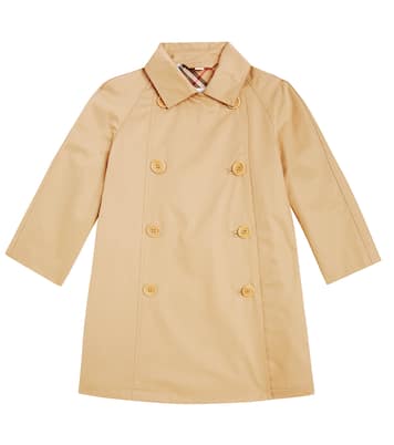 Cappotto Burberry Check in cotone | Burberry Kids