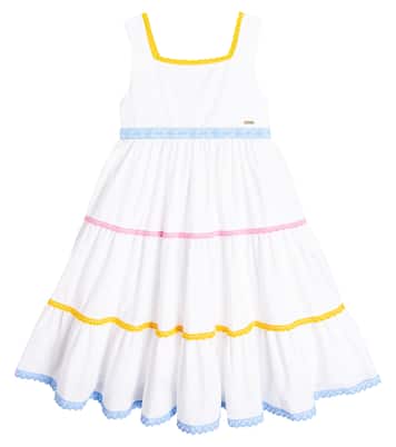 Tiered cotton dress | Patachou