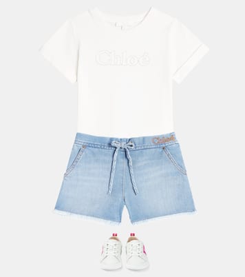 Shorts de denim | Chloé Kids
