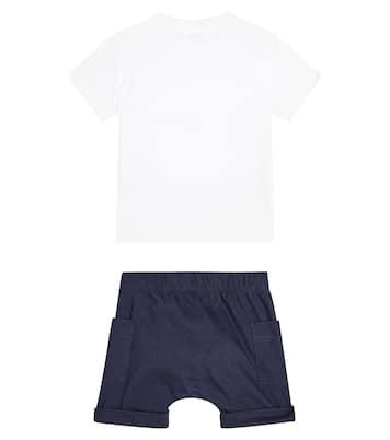 Baby - T-shirt e shorts in jersey di cotone | Il Gufo