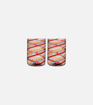 Set di 2 bicchieri Rainbow Swirl | Aquazzura Casa