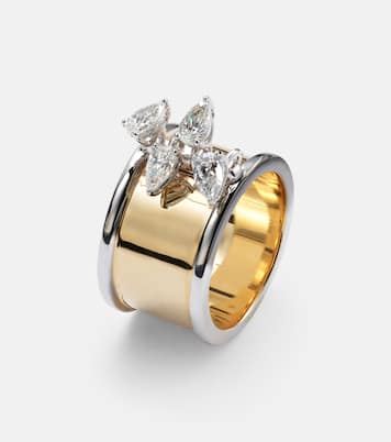 Bague Erin en or 18 ct et diamants | Rainbow K