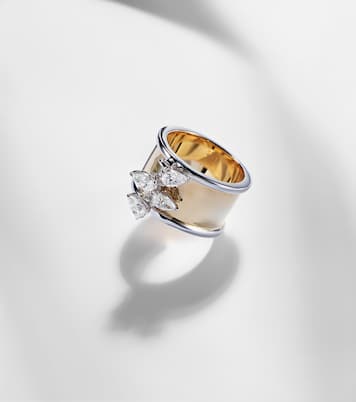 Bague Erin en or 18 ct et diamants | Rainbow K