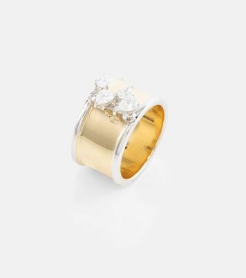 Bague Erin en or 18 ct et diamants | Rainbow K