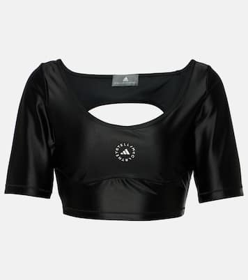 Crop top técnico con logo | Adidas by Stella McCartney