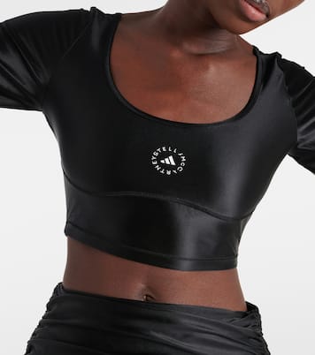 Crop top técnico con logo | Adidas by Stella McCartney