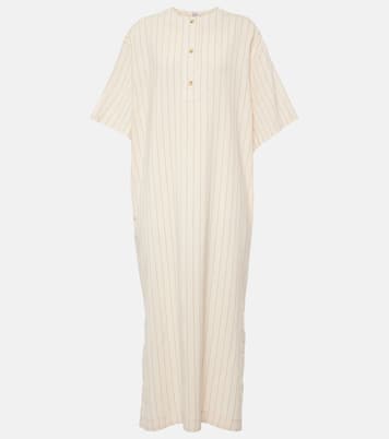 Vestido camisero midi Miles de crepé | Toteme