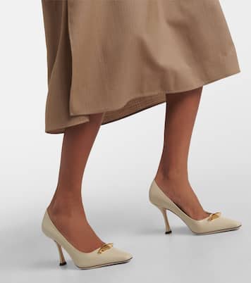 Escarpins Ryker 90 en cuir à ornements | Jimmy Choo