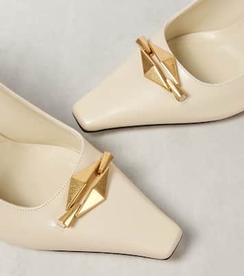 Escarpins Ryker 90 en cuir à ornements | Jimmy Choo