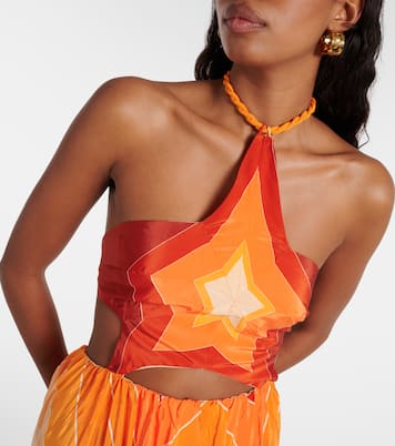 Abito midi Gradient Stripes con cut-out | Farm Rio