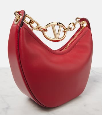 VLogo Moon Mini leather tote bag | Valentino Garavani