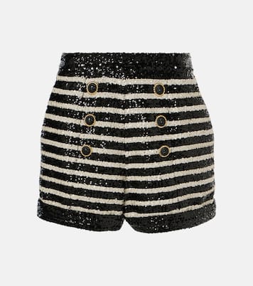 Short rayé à sequins | Balmain
