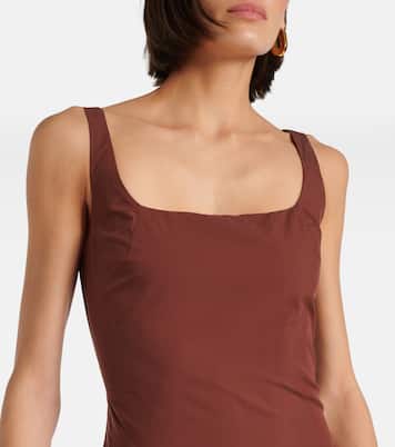 Robe midi Olivia en coton mélangé | Simkhai