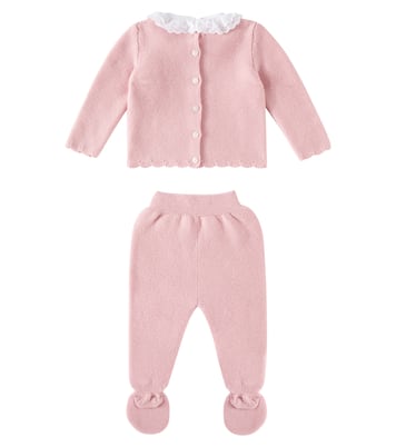 Baby Set Amaya aus Cardigan und Hose | La Coqueta