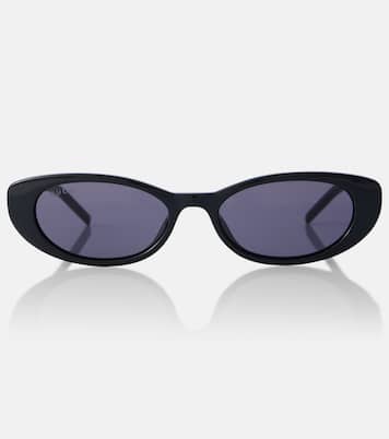 Cat-Eye-Sonnenbrille mit Kristallen | Gucci
