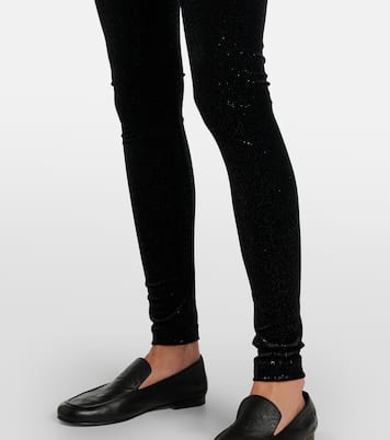Legging en velours à paillettes | Junya Watanabe