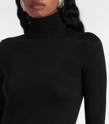 Robe midi à col roulé | Saint Laurent
