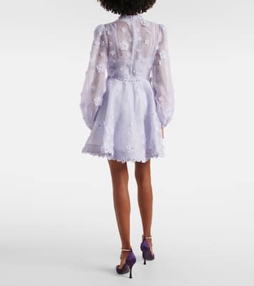 Abito corto Matchmaker Lift Off in lino e seta | Zimmermann