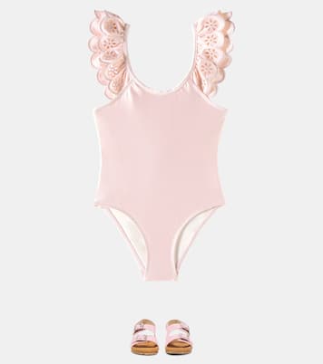 Bañador Everley con bordado floral | Zimmermann Kids