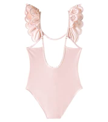 Bañador Everley con bordado floral | Zimmermann Kids