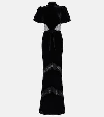 Abito lungo Ethel con tulle | Rebecca Vallance