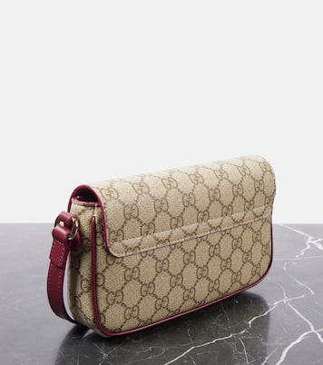Borsa GG Mini in pelle con stampa | Gucci
