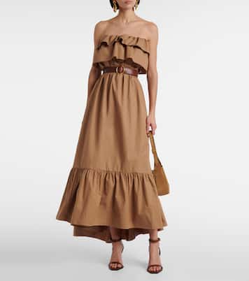 Sandali May 90 in pelle con zeppa | Saint Laurent