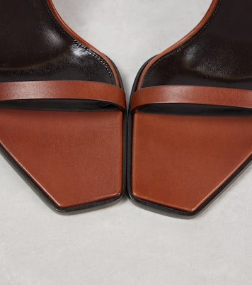 Sandali May 90 in pelle con zeppa | Saint Laurent