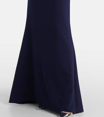 Abito lungo Electra in crêpe | Jenny Packham