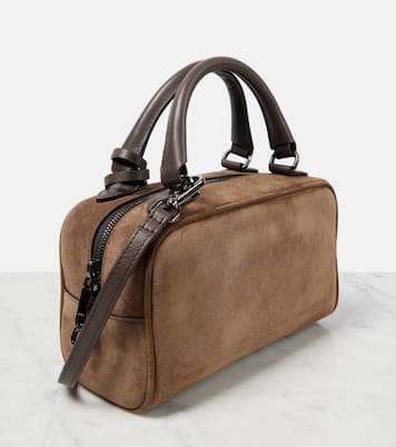 Borsa Foulard Small in suede | Brunello Cucinelli