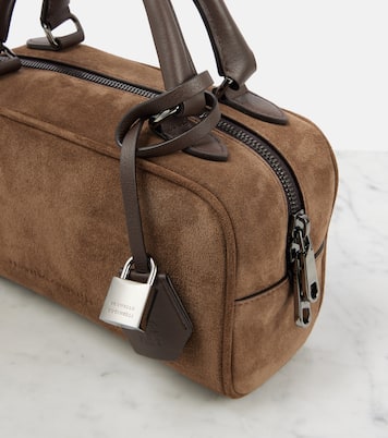Borsa Foulard Small in suede | Brunello Cucinelli