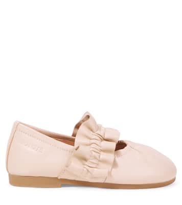 Iffie leather ballet flats | Donsje