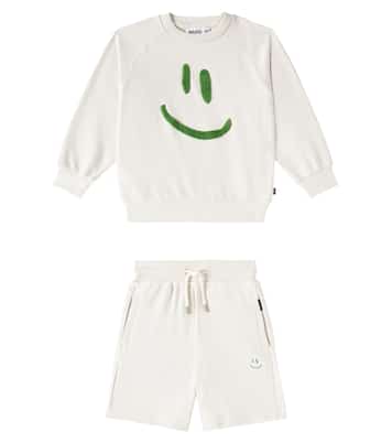 Mike cotton sweatpants and shorts set | Molo
