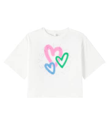 Camiseta en jersey de algodón con logo | Stella McCartney Kids