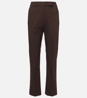 Pantaloni cropped Okra in cotone | Max Mara
