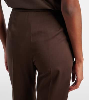 Pantaloni cropped Okra in cotone | Max Mara