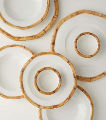 Bamboo set of 2 ceramic bowls | Les-Ottomans