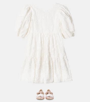 Besticktes Kleid aus einem Baumwollgemisch | Tartine et Chocolat